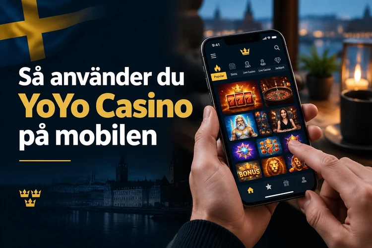 Så använder du YoYo Casino på mobilen